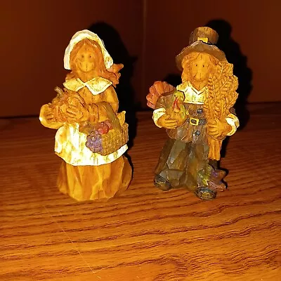 Ganz Thanksgiving Harvest Fall Resin Pilgrim Couple Approx. 4inches • $9.99