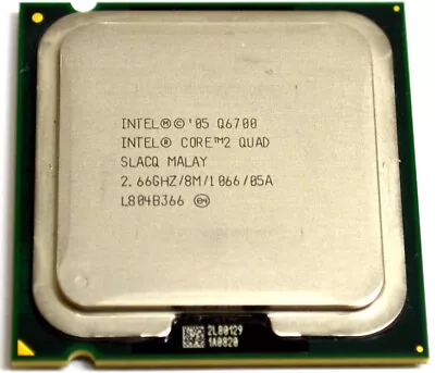 Intel Core 2 Quad Q6700 SLACQ 2.66GHz QuadCore LGA775/Socket T Processors Tested • $9.99