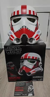Star Wars The Black Series Imperial Shocktrooper Stormtrooper Helmet • £190