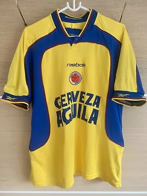 2001 Colombia National Team Football Shirt - Aguila Sponsor - Rare • £45