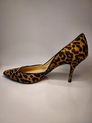 J. CREW Cheetah Calf Hair Pumps Size 8m • $80