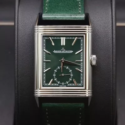 Jaeger-LeCoultre Reverso Green Dial Ref: 3978430 Unworn Watch Complete Set • £6995