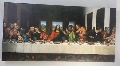 Da Vinci Last Supper  12 X24  Canvas Art • £12.46