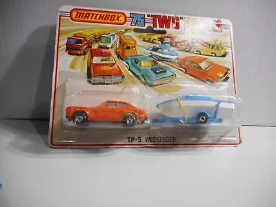 Matchbox Superfast TP-5 Orange Ford Capri Boat Twin Pack Weekender • $69.06