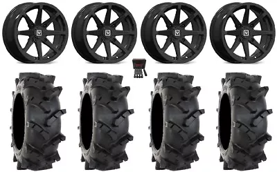 Valor V01 14  Wheels Black 28  MT410 Tires Sportsman RZR Ranger • $932