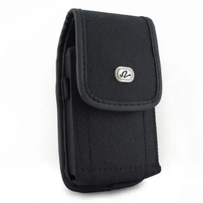 CASE BELT CLIP RUGGED HOLSTER CANVAS COVER PROTECT POUCH CARRY For CELL PHONES • $17.75