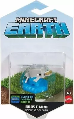 MINECRAFT EARTH Boost Minis Seeking DOLPHIN Single Pack - In-Game Boost MO--TOY3 • $10.11