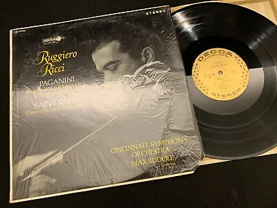 Ruggiero Ricci/Rudolf/CSO/Paganini: Concerto 1965 Decca Gold DL 710106 W/Shrink • $45