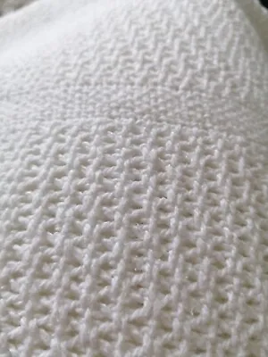 £5 • Buy 100% Cotton Baby Cellular Blanket Crib Pram Cot Bed 
