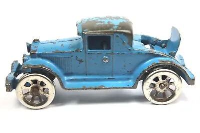 Vintage Original Arcade 1928 Cast Iron #109 Blue Model A Coupe W/ Rumble Seat  • £723.85