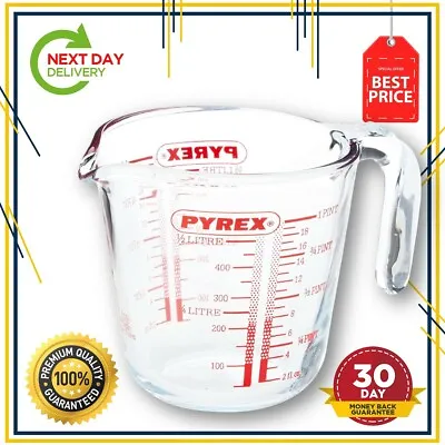 £6.99 • Buy Pyrex Glass Measuring Jug Transparent  0.5L  (500ml)