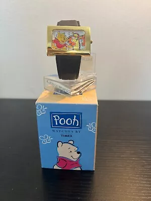 Winnie The Pooh Tigger Timex 1990's Quartz Vintage Watch With Orig Box • $45