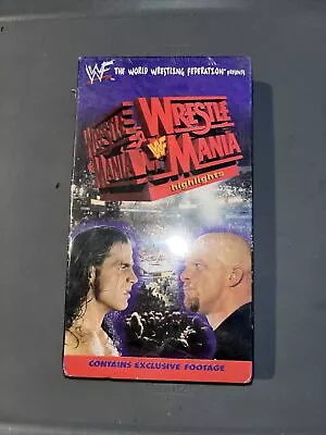 WWF WrestleMania XIV Highlights - Mike Tyson  ( VHS 1998 WWF ) NEW Sealed • $9.99