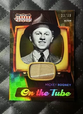 2015 Panini Mickey Rooney Americana Worn Costume Card 93/99 • $0.99