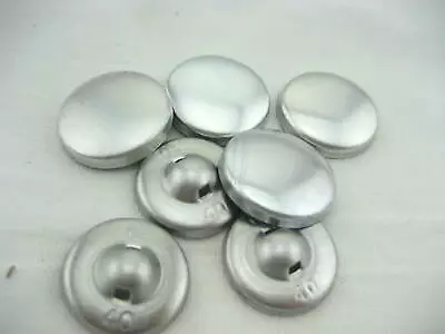 100sets 24mm Fabric Self Cover Buttons Aluminum Flat Ring Back DIY Fabric Button • £12.99