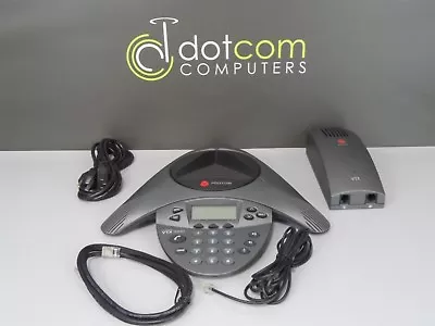Polycom SoundStation Conference Phone VTX 1000 2201-07142-001 W/Power Supply • $114.99