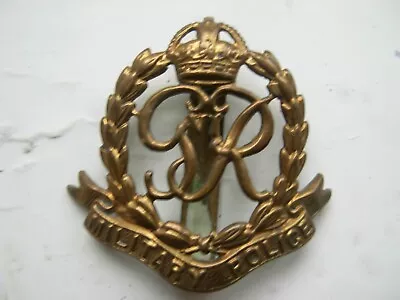 Original Brass WW2 Corps Of  Military Police Cap Badge • £4.99