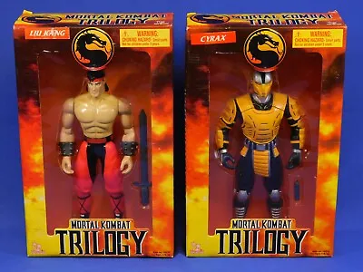 Mortal Kombat Trilogy 10  Lui Kang & Cyrax Figures 1998 Toy Island Sealed • $99.99