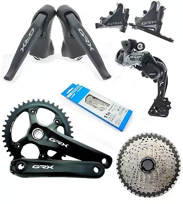 Shimano GRX Di2 1x11 ST-RX815 RD-RX817 FC-RX810 CS-M8000 11-42T GroupSet • $2040.12