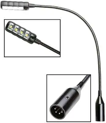 Professional LED XLR 4-Pin Gooseneck Light Blender Lamp Flexilight Minilight Lamp • $24.58