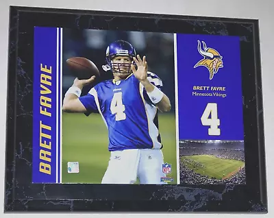 Mounted Memories Minnesota Vikings BRETT FARVE  #4 10  X 8  Wall Plaque • $14.95