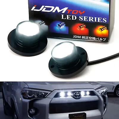 White LED Surface Flush Mount Spot Light Kit For Car Truck SUV 4x4 Side Markers • $16.19