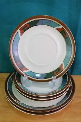 Mikasa MOSAIC Dinner Plates P3010 Southwestern Style Set Of 2 Japan • $27