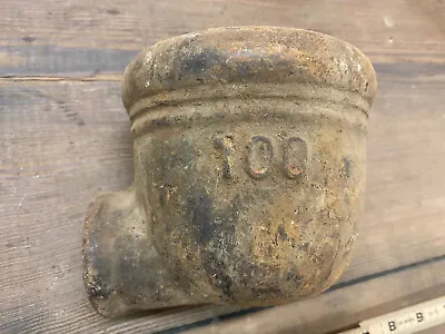 Antique #100 Cast Iron Hand Well Pump Water Diverter Cup • $50