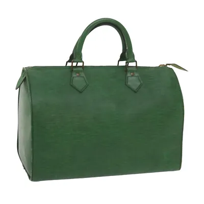 LOUIS VUITTON Epi Speedy 30 Hand Bag Vintage Borneo Green M43004 LV Auth Tb927 • $316.80