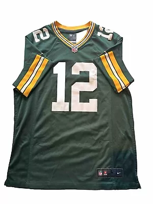 Green Bay Packers Aaron Rodgers OfficialNike NFL Game Jersey Men's Large Jersey • $1.25