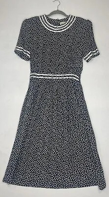 Vtg ! Kathie Lee ! Womens Dress Size 8 Medium ! Floral Short Sleeve • $19.99