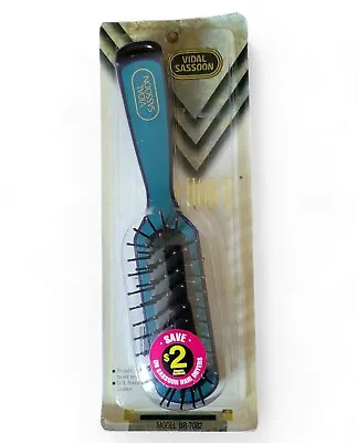 Vintage Y2K 90's Vidal Sassoon Choice Hair Brush Medium Club Cushion Brush Teal • $16.77