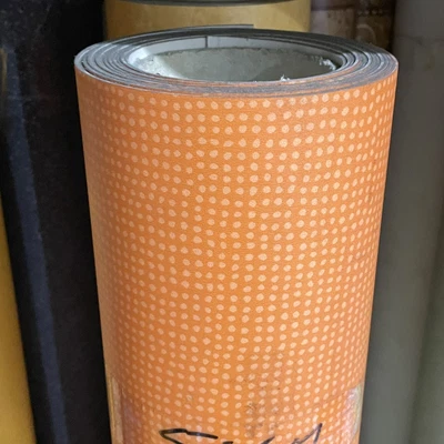£88 • Buy Orange Vinyl Flooring (5.5m X 2m) Heavy Duty Toilet Camper Commercial Grade Roll