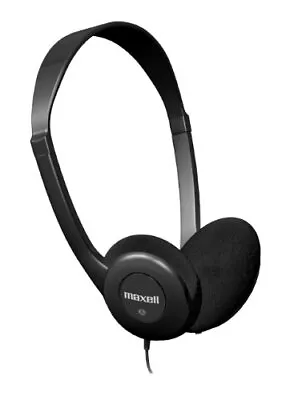 Maxell Hp-100 Lightweight Stereo Headphone - Stereo - Black - Mini-phone - Wired • $10.54