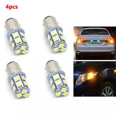 BA15S 1156 SMD LED Boat Bulb Marine Car Light Parallel Pins DC 12V/ Warm White • $7.97