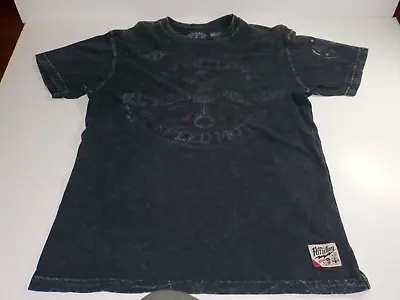 VTG Affliction American Customs Men's Black Distressed Speed  Metal T Shirt L • $24.99