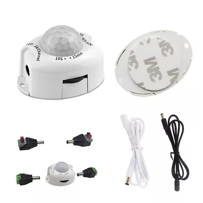 PIR Motion Sensor 5V 12V Movement Detector Timer Automatic On/off Light Switch • $5.20