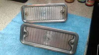 1973 To 1977  Chevy Truck Parts Parking Turning Lights & Housings Vintage • $130