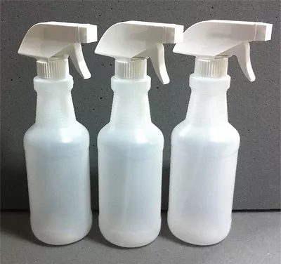 Plastic Spray Bottles With Triggers 16 Oz Empty (3 Pack)  • $9.95