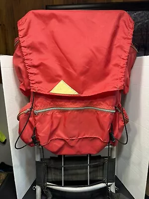 Kelty Pack Vintage Retro 70's Red External Frame Hiking Backpack Camping • $75