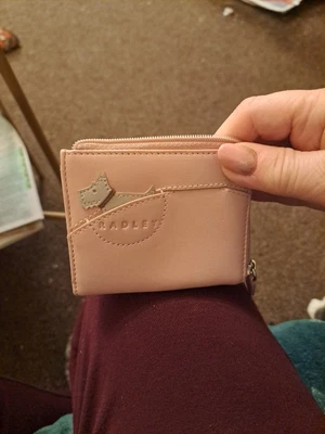 £14.99 • Buy RADLEY Leather Pink Small Coin Card Purse