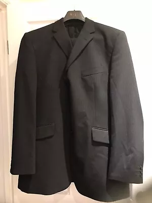 Karl Jackson Mens Size 34” Fantastic Pinstriped Suit. Excellent Condition • £4