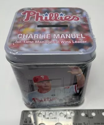Phillies Charlie Manuel Commemorative Baseball And Collector Tin • $17.99