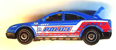 Matchbox Police Car Released In 2011-12 Playsets Blue With Gray Interior / China • $8