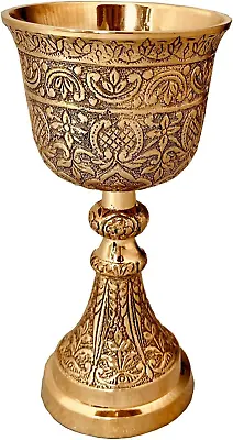 Vintage Chalice Goblet 1X Royal Wine Cups King Arthur Medieval Gifts Communion • $69.66