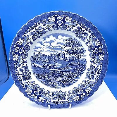 BOWL Old Country Castles British Anchor Blues Soup Plate Vintage English 10  • £22.97