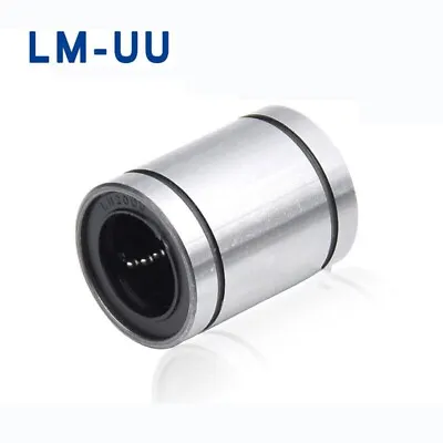 Closed Linear Ball Bearing Bushing With Rubber Seals - From LM6-UU To LM35-UU A* • £5.50