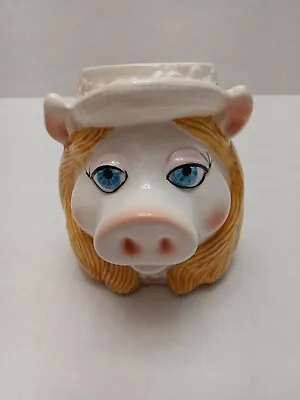 Vintage Jim Henson 1980's Muppets Miss Piggy Coffee Mug Cup Nice Condition! • $7.95