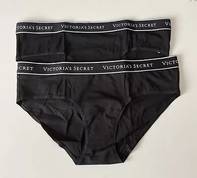 Victoria's Secret Cotton Hiphugger Hipster Panties Size L Lot Of 2 • $19.99