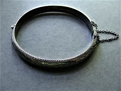 Vintage LIBERTY & CO Sterling Silver Bangle Bracelet • £91.56